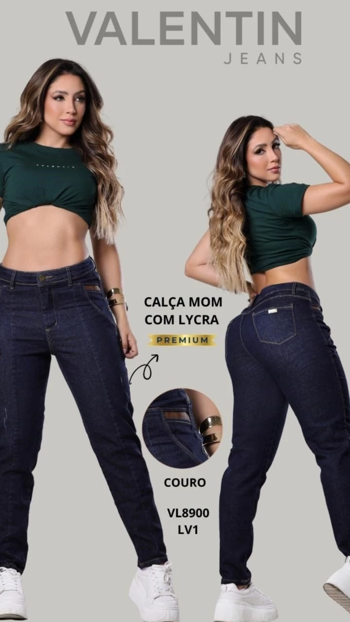 Calça Mom Valentin Jeans Deluxe