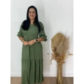 vestido em viscose  